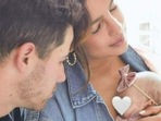 Priyanka Chopra, Nick Jonas and Madhu Chopra with Malti Marie Chopra Jonas. Priyanka Chopra, Nick Jonas and Madhu Chopra with Malti Marie Chopra Jonas.