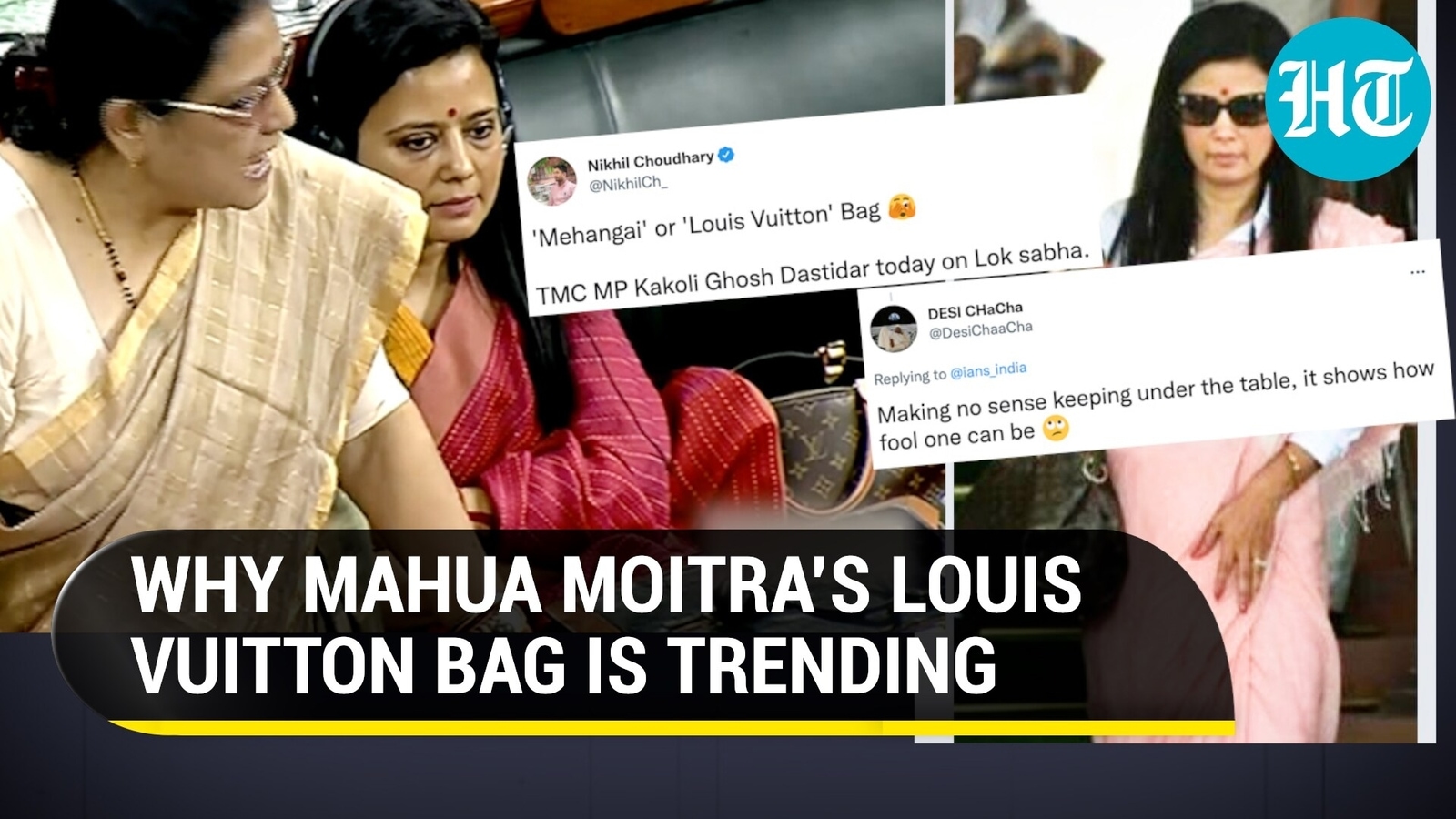 Mahua Moitra Hid Her Louis Vuitton Bag Worth 1.6 Lakhs In