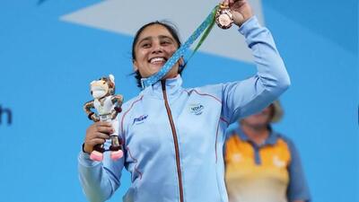Chief minister Bhagwant Mann on Tuesday announced a cash prize of  ₹40 lakh for weightlifter Harjinder Kaur who bagged a bronze medal in the 71kg category at the ongoing Commonwealth Games in Birmingham.