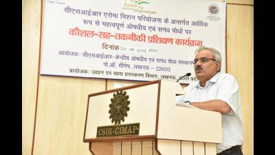Prabodh Kumar Trivedi, director, CIMAP (HT Photo)