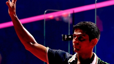 Saurav Ghosal lost to Paul Coll. (PTI) Saurav Ghosal lost to Paul Coll. (PTI)