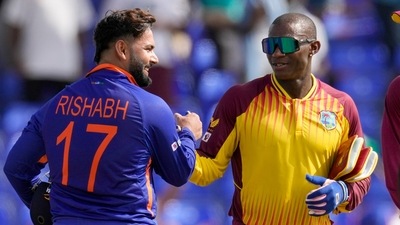 Pant became the aggressor after SKY fell and took India over the line. (AP) Pant became the aggressor after SKY fell and took India over the line. (AP)