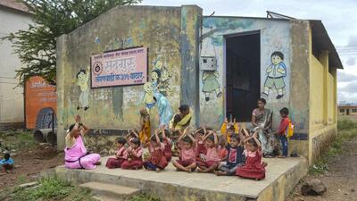 Children at an anganwadi facility perform yoga to celebrate the 8th International Day of Yoga, at a village in Karad, Maharashtra, in June. (PTI File Photo) Children at an anganwadi facility perform yoga to celebrate the 8th International Day of Yoga, at a village in Karad, Maharashtra, in June. (PTI File Photo)