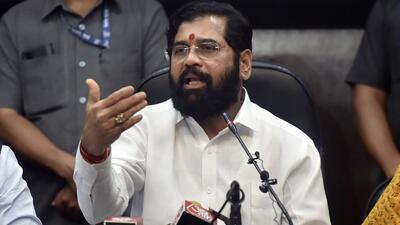 Maharashtra chief minister Eknath Shinde. (Raj K Raj/ HT Photo)