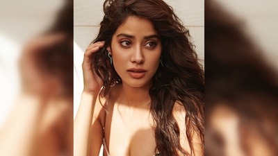 Janhvi Kapoor's dress features knotted front with thin pleats and a back cut-out. The fabric used for this dress is thermal pleated polyester satin with Elastane. (Instagram/@janhvikapoor) Janhvi Kapoor's dress features knotted front with thin pleats and a back cut-out. The fabric used for this dress is thermal pleated polyester satin with Elastane. (Instagram/@janhvikapoor)