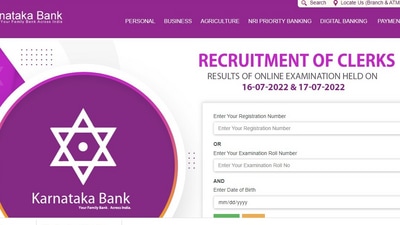 Karnataka Bank Clerk Result 2022 for online exam announced on karnatakabank.com (karnatakabank.com) Karnataka Bank Clerk Result 2022 for online exam announced on karnatakabank.com (karnatakabank.com)