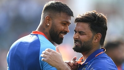 Hardik Pandya and Rishabh Pant.&nbsp; (Getty)