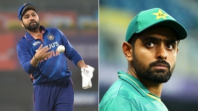 Rohit Sharma and Babar Azam.&nbsp; (Getty)