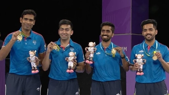 Indian men's Table Tennis team