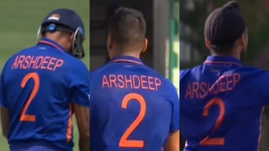 Suryakumar Yadav, Avesh Khan, and Arshdeep Singh(Twitter) Suryakumar Yadav, Avesh Khan, and Arshdeep Singh(Twitter)