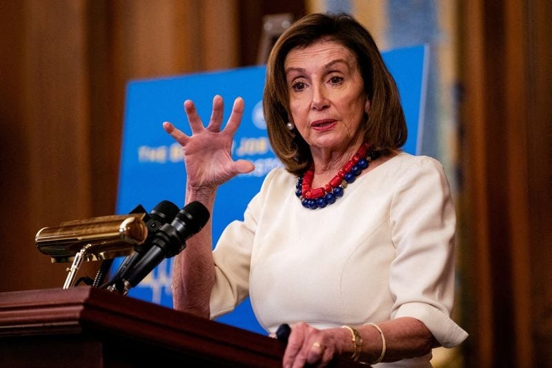 US House Speaker Nancy Pelosi.&nbsp; (via Reuters)