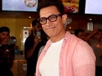 Aamir Khan poses for pictures during a promotional event for his upcoming movie Laal Singh Chaddha, in Mumbai, May 28, 2022. (PTI Photo) Aamir Khan poses for pictures during a promotional event for his upcoming movie Laal Singh Chaddha, in Mumbai, May 28, 2022. (PTI Photo)