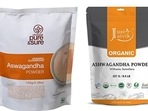 Ashwagandha powder promotes good health and well-being.