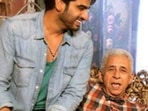 Left- Arjun Kapoor and Naseeruddin Shah in Finding Fanny. Right- Poster of their film Kuttey. Left- Arjun Kapoor and Naseeruddin Shah in Finding Fanny. Right- Poster of their film Kuttey.