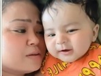 Bharti Singh with her son whom she fondly calls Gola. Bharti Singh with her son whom she fondly calls Gola.