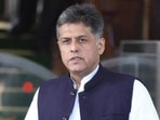 Congress MP Manish Tewari. (HT file photo) Congress MP Manish Tewari. (HT file photo)