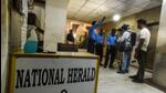 ED officials outside Young Indian office in Herald House, in New Delhi on Wednesday. (Raj K Raj/HT photo) ED officials outside Young Indian office in Herald House, in New Delhi on Wednesday. (Raj K Raj/HT photo)
