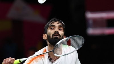 Kidambi Srikanth in action for India at the Commonwealth Games 2022. (AFP) Kidambi Srikanth in action for India at the Commonwealth Games 2022. (AFP)