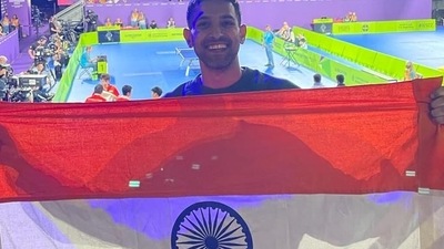 Vikrant Massey at the sidelines of the Men's Team Table Tennis match at the Commonwealth Games 2022. Vikrant Massey at the sidelines of the Men's Team Table Tennis match at the Commonwealth Games 2022.