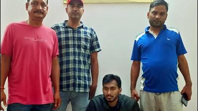 Mahendra Chauhan, the 12th accused in the Uttarakhand SSC question paper leak case who was arrested on Monday, was posted as a junior assistant in the CJM Court Nainital. (ANI)