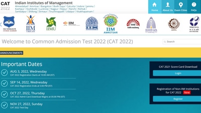 CAT 2022 registration process begins today on iimcat.ac.in (iimcat.ac.in) CAT 2022 registration process begins today on iimcat.ac.in (iimcat.ac.in)
