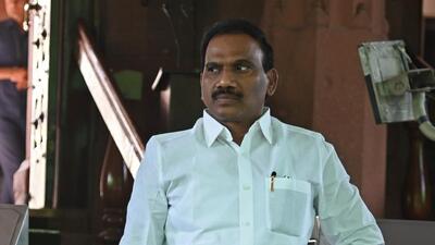 Dravida Munnetra Kazhagam (DMK) MP A Raja said the government should probe why it received less than the 5 lakh crore that it expected to raise (ANI)