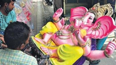 There are about 3,500 Ganpati Mandals in Pune. (PTI file image) There are about 3,500 Ganpati Mandals in Pune. (PTI file image)