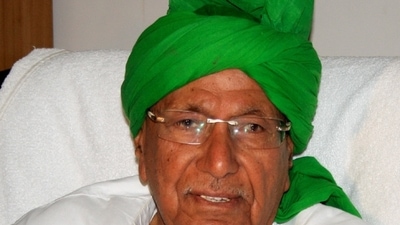 INLD supremo and former Haryana chief minister OP Chautala &nbsp;(HT File)