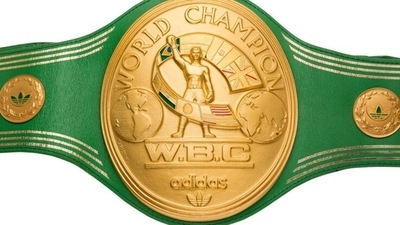 Mohammad Ali's iconic belt from "Rumble in the Jungle" that was auctioned (twitter/ @JimIrsay) Mohammad Ali's iconic belt from "Rumble in the Jungle" that was auctioned (twitter/ @JimIrsay)