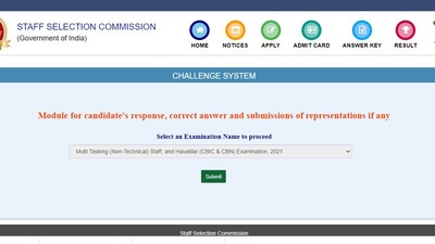 SSC MTS, Havaldar answer key 2021 released on ssc.nic.in (ssc.nic.in) SSC MTS, Havaldar answer key 2021 released on ssc.nic.in (ssc.nic.in)