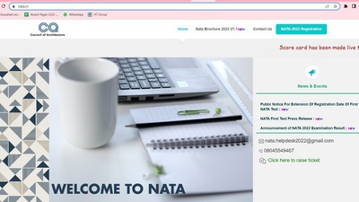 NATA phase 3 admit cards expected to be released soon at nata.in (nata.in)