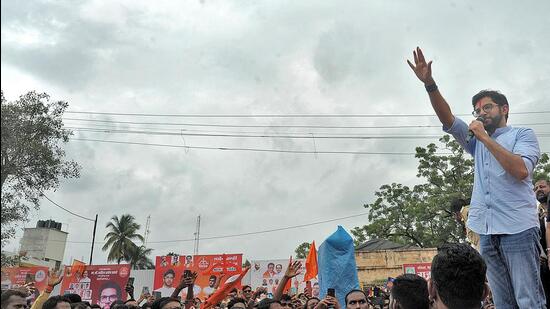 He has been well-received in most of the constituencies so far, but whether this warm reception will convert into electoral support is to be seen (Uday Deolkar) He has been well-received in most of the constituencies so far, but whether this warm reception will convert into electoral support is to be seen (Uday Deolkar)
