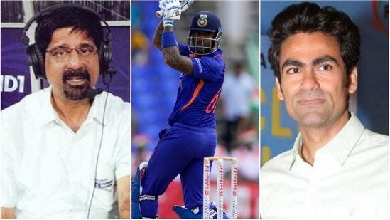Kris Srikkanth; Suryakumar Yadav; Mohammad Kaif(File/AP) Kris Srikkanth; Suryakumar Yadav; Mohammad Kaif(File/AP)