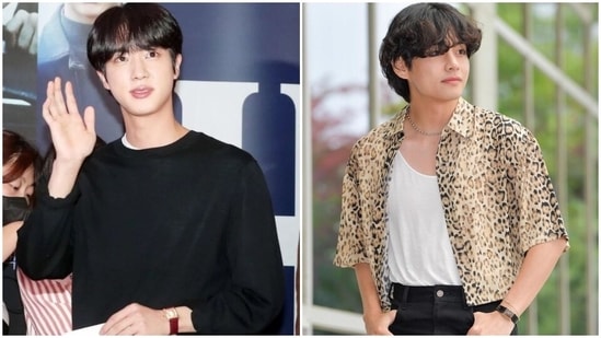 BTS ARMY reacts after they spot Jin wearing same vintage Cartier watch as V during the Hunt movie premiere&nbsp;(Instagram)
