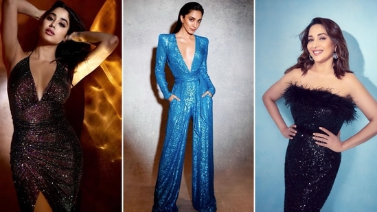 Everyone loves glitter and shimmer. And no one can rock these costumes like Bollywood stars. The glittery gowns and dresses not only improve your overall appearance but also give your outfit more drama and Bollywood celebrities enjoy adding drama to their outfits. If you're worried about using the metallic sheen incorrectly, take an inspiration from these Bollywood divas.(Instagram )