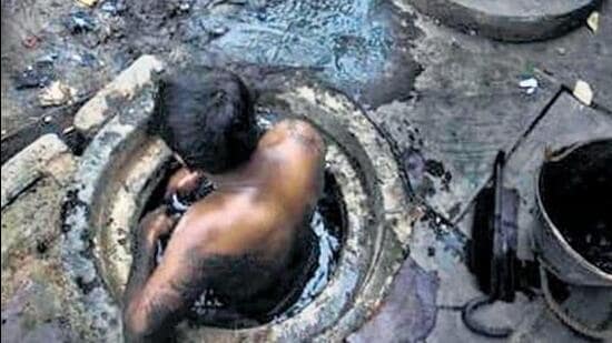 The center provides skill development training to manual scavengers.  (File image)