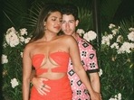 Priyanka Chopra and Nick Jonas in an unseen picture from her birthday. Priyanka Chopra and Nick Jonas in an unseen picture from her birthday.