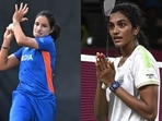 Renuka Singh and PV Sindhu