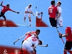 Players fight during England vs Canada at CWG 2022(Twitter/EnglandHockey)