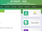 AP PGECET Result 2022 declared at cets.apsche.ap.gov.in, get link here AP PGECET Result 2022 declared at cets.apsche.ap.gov.in, get link here
