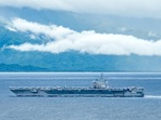 USS Ronald Reagan Carrier Strike Group along with Amphibious Assault Ship USS Tripoli with fifth generation F-35 fighters on board are presently patrolling east of Taiwan. USS Ronald Reagan Carrier Strike Group along with Amphibious Assault Ship USS Tripoli with fifth generation F-35 fighters on board are presently patrolling east of Taiwan.