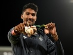 India's Tejaswin Shankar after winning his maiden CWG medal.&nbsp;(Getty)