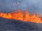 Wednesday's eruption came after a period of intense seismic activity, with about 10,000 earthquakes detected since Saturday, including two with a magnitude of at least 5.0.