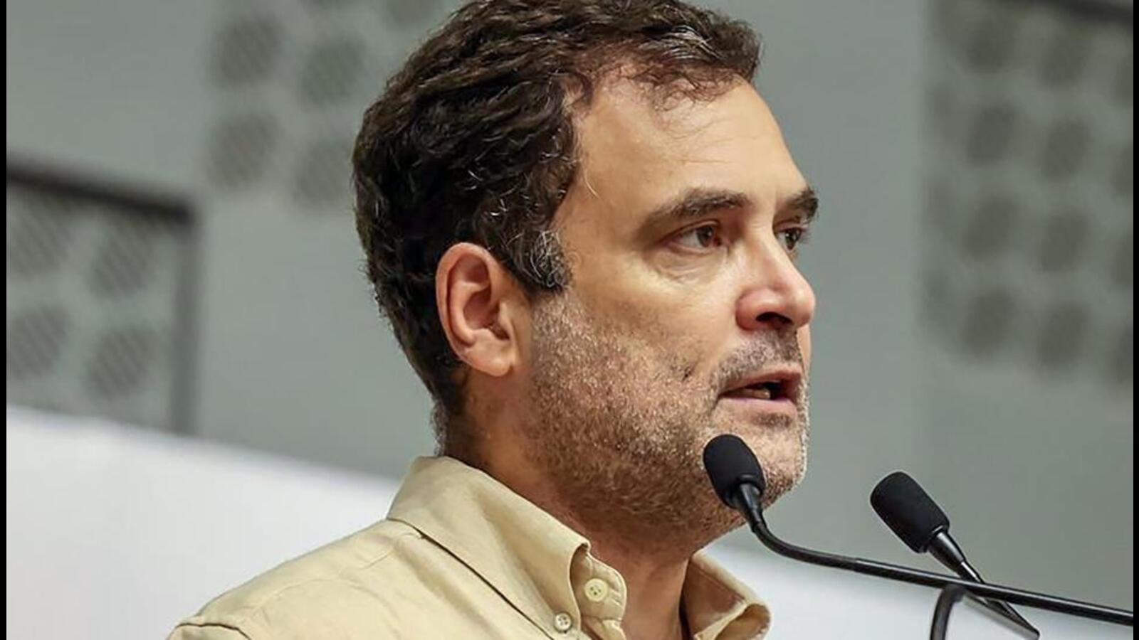 Rahul Gandhi slams govt over ‘pressure tactics’ to silence Opposition