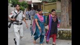 The accused, Disha Gupta, is an architect of the Haryana State Agricultural Marketing Board. (Sant Arora/HT)