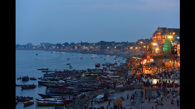A view of Dashashwamedh Ghat in Varanasi. (Sanchit Khanna/HT PHOTO) A view of Dashashwamedh Ghat in Varanasi. (Sanchit Khanna/HT PHOTO)