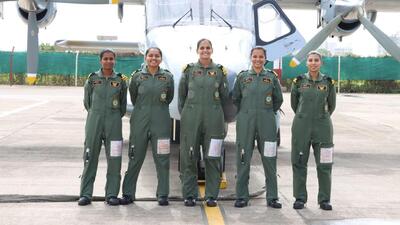 The Indian Navy will also be the first among the three services to induct women in the personnel below officer rank cadre under the new Agnipath model. (Indian Navy Photo) The Indian Navy will also be the first among the three services to induct women in the personnel below officer rank cadre under the new Agnipath model. (Indian Navy Photo)