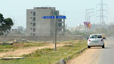 GMADA had allotted the ₹131-crore project to develop Aerocity to Larsen and Toubro in December 2011. (HT) GMADA had allotted the ₹131-crore project to develop Aerocity to Larsen and Toubro in December 2011. (HT)