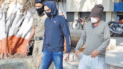 Ashwini Kumar (L) and Sukhdev Dere (R) arrested by Pune police in 2021. (Rahul Raut/HT Photo)