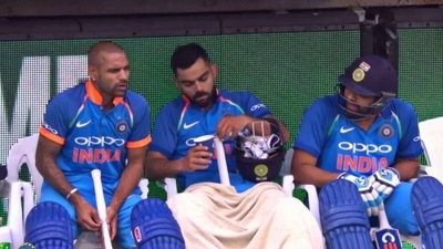 File photo of Shikhar Dhawan, Virat Kohli and Rohit Sharma (Twitter) File photo of Shikhar Dhawan, Virat Kohli and Rohit Sharma (Twitter)